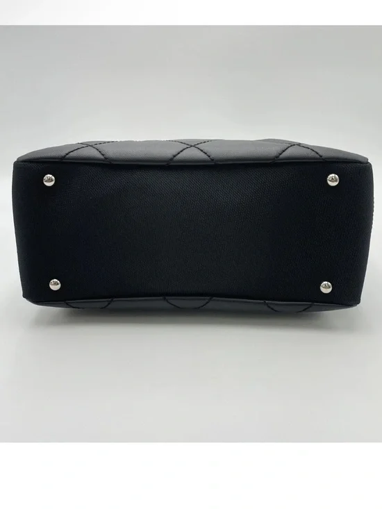 Chanel Paris Biarritz PM Matelassé Leather Black Tote Bag W/B/D - Picture 7 of 14